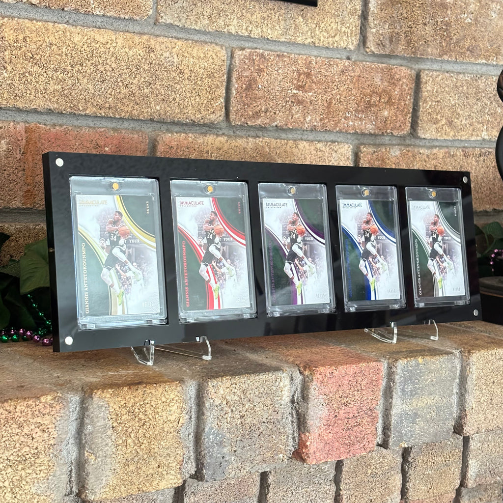 Giannis Antetokounmpo 2020 Milwaukee Bucks NBA Card Framed 5-Mag Case